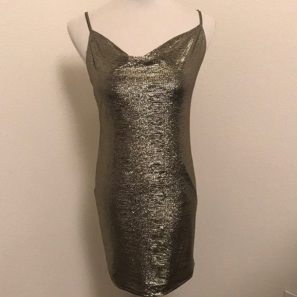 💙3 for $15💙 Gold slip dress